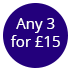 Buy 3 for £15