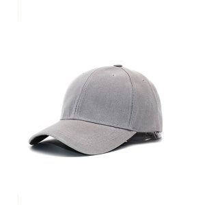 Stylish & Simple Womens Grey Baseball Cap