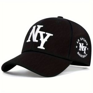 Black New York NY Baseball Cap - Hip Hop Streetwear