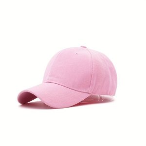 Stylish & Simple Womens Pink Baseball Cap