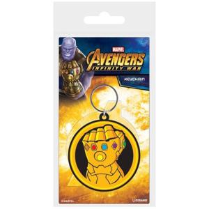 Marvel | Avengers Infinity War, Thanos Infinity Gauntlet - Official Rubber Keyring