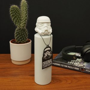 Stormtrooper | White Stainless Steel Water Bottle from Suck UK