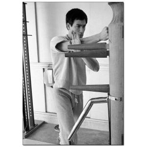 Bruce Lee Dummy Training Poster | Official Art Print A3 A4