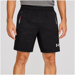 Under Armour HeatGear | Men’s Black Camo Training Shorts – Lightweight Performance