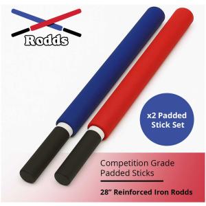 Iron Rodds Padded Sticks | Competition Grade Reinforced - Premium Full-Contact Training Sticks