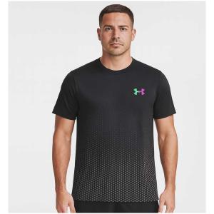 Under Armour Men's CoolSwitch Black T-Shirt – Breathable, Fitted Gym & Training Top
