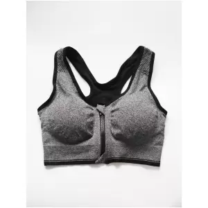 Women's High Performance Front Zipper Sports Bra