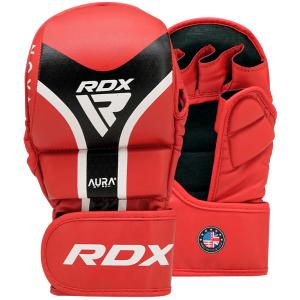 RDX Grappling Gloves - Shooter AURA PLUS T-17 | Red Medium