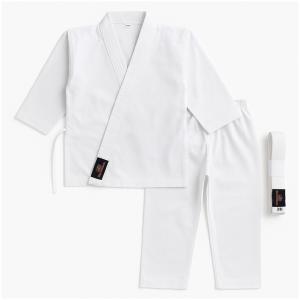Martial Mania® White Karate Gi – 100% Cotton Martial Arts Uniform with White Belt (Kids & Adult Sizes)